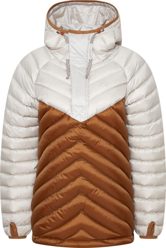 Women's Övik Down Anorak Gold And Snow L