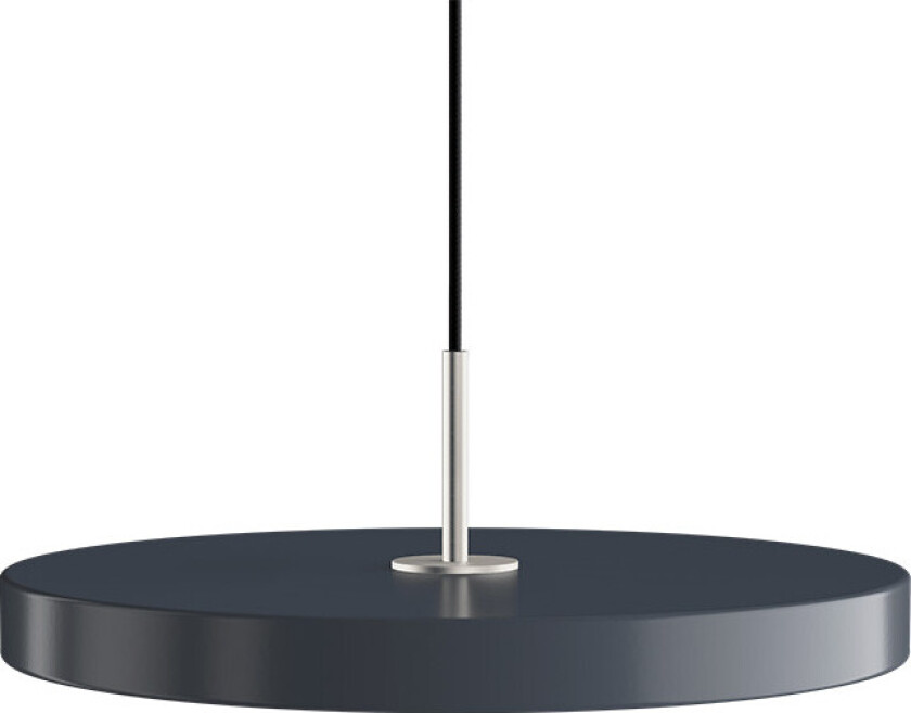 - Asteria Plus Pendel Medium Antracit Grå/Stål Top