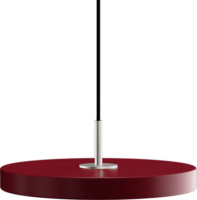- Asteria Plus Pendel Mini Ruby Rød/Stål Top