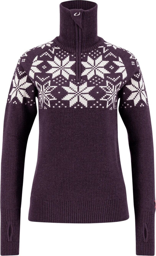 Rav Kiby, ullgenser, dame Plum Perfect/Vanilla