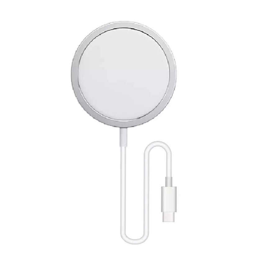 Sinox iMedia 15W MagSafe-kompatibel Magnetisk Trådløs Lader - sølv