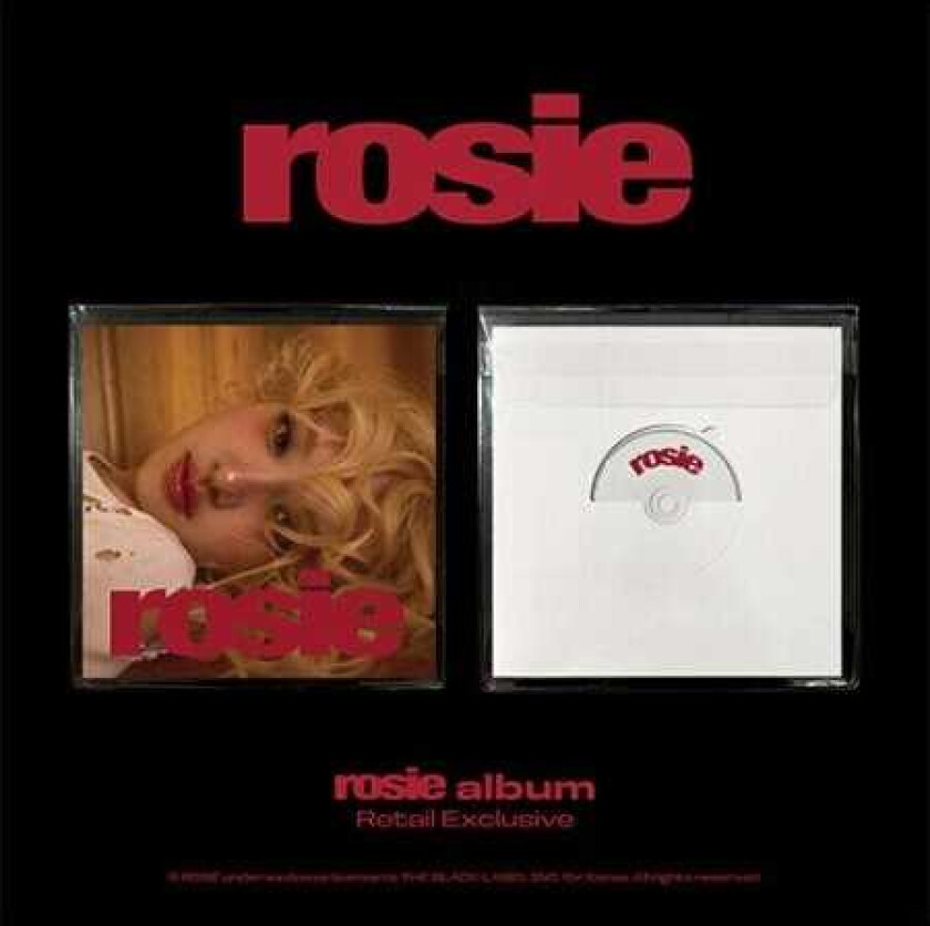 Rosé (Blackpink) Rosie Retail Exclusive Version incl. Premium Cover Postcard, 3 Postcards, 2 Photocards + Poster CD