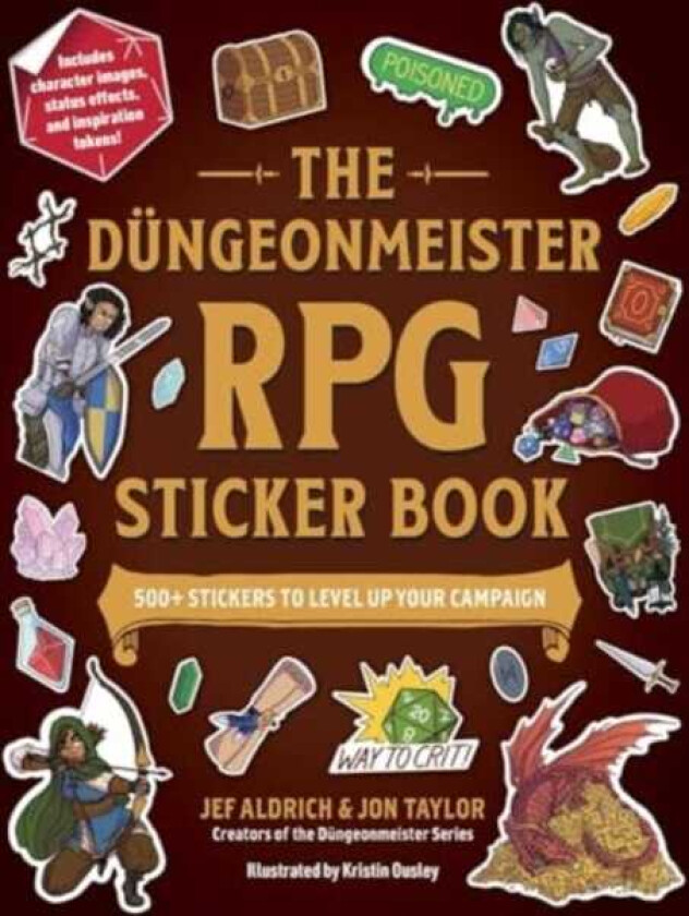 The Dungeonmeister RPG Sticker Book 500+ Stickers to Level Up Your Campaign