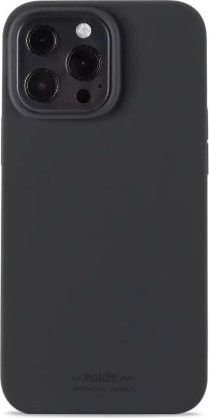 Holdit iPhone 13 Pro Max Soft Touch Silikon Deksel - Black