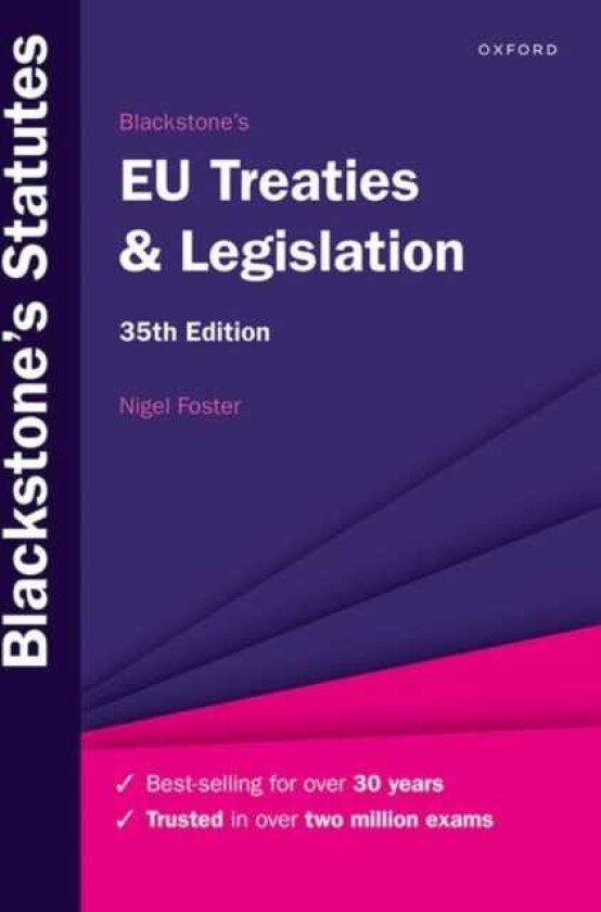Blackstone's EU Treaties & Legislation