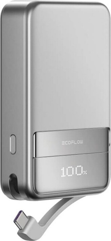 Ecoflow Rapid Powerbank & Nødlader, 10000mAh, Silver