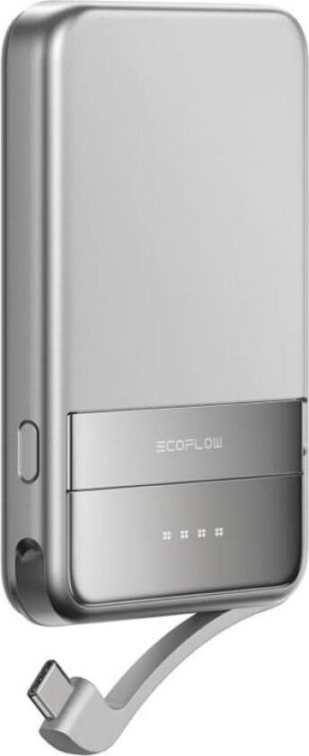 Ecoflow Rapid Powerbank & Nødlader, 5000mAh, Silver