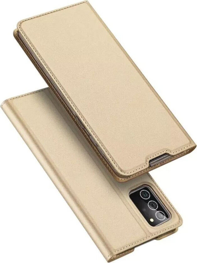 Samsung Galaxy Note 20 DUX DUCIS Skin Pro Series Skinndeksel med Lommebok - Gull