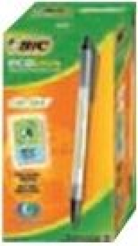 Bic Ecolutions Clic Stic - Kulepenn - Blå - 1 Mm - Medium - Retraktil (En Pakke 50)