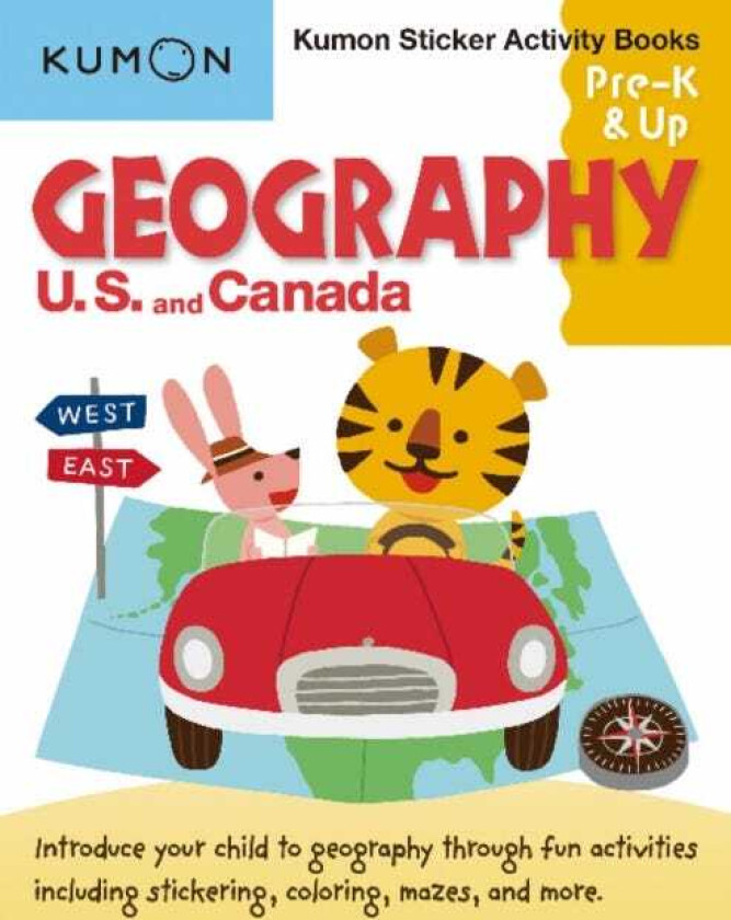 Geography Sticker Activity Book: US and Canada