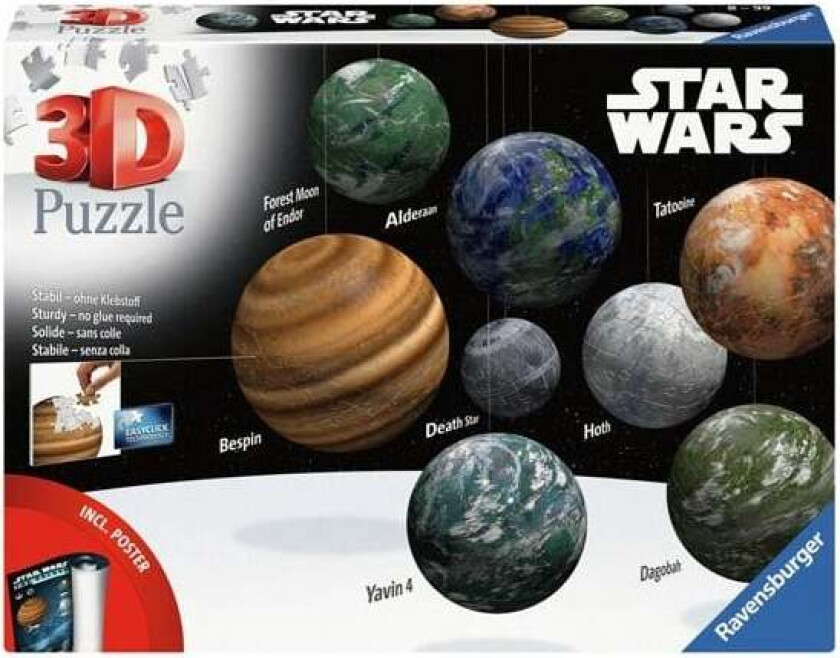 3D Puzzle Star Wars Planet Of The Galaxy 531st. Gulv