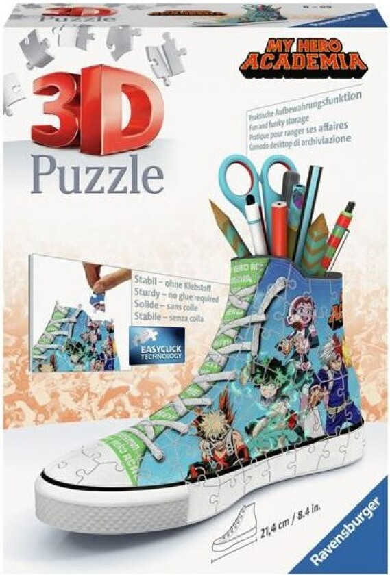 3D Puzzle Sneaker My Hero Academia 108pcs. Gulv