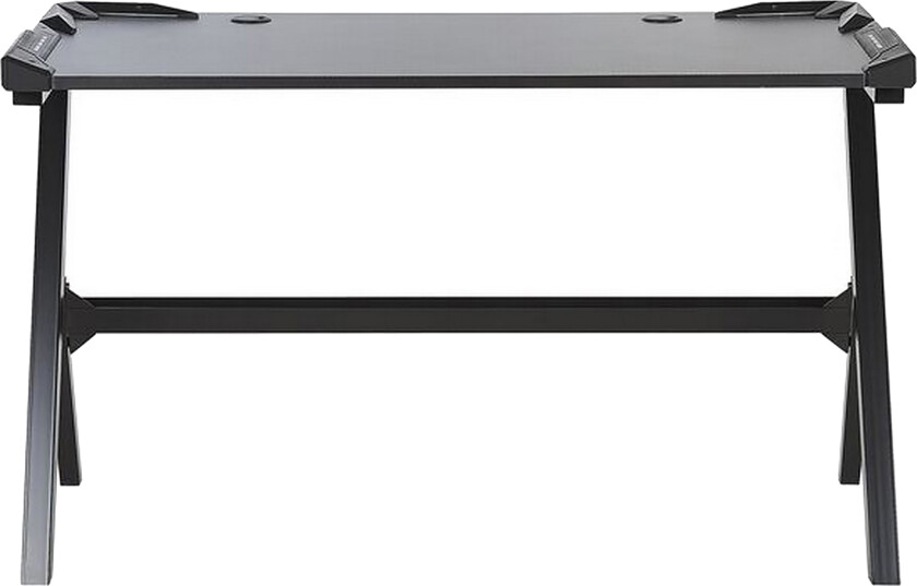 Danvers Spillebord 120 cm med LED-belysning - Svart