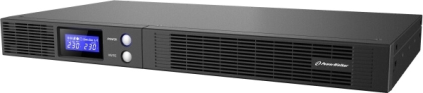 Powerwalker Vi 750 R1u Iec Uk, Linje-Interactive, 0,75 Kva, 450 W, Pure Sine, 165 V, 290 V