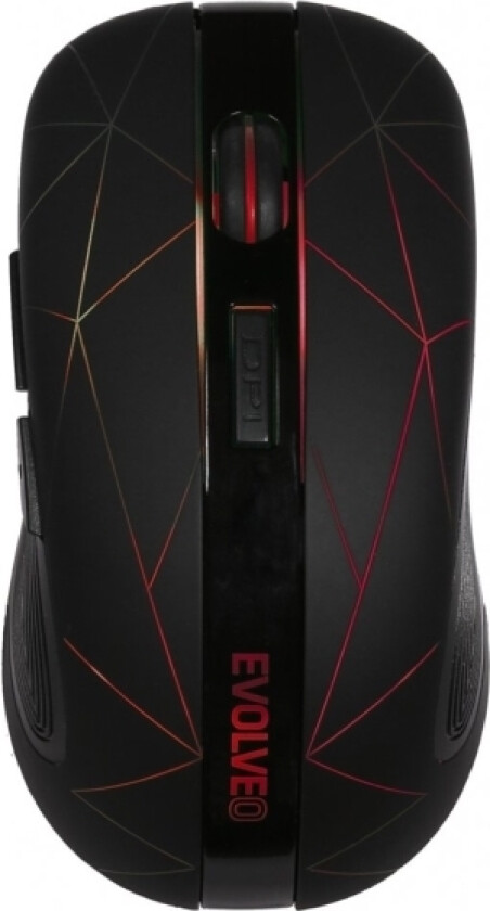 Wm430, Ambidekstriøs, Rf Kabel-Fri, 1600 Dpi, Svart