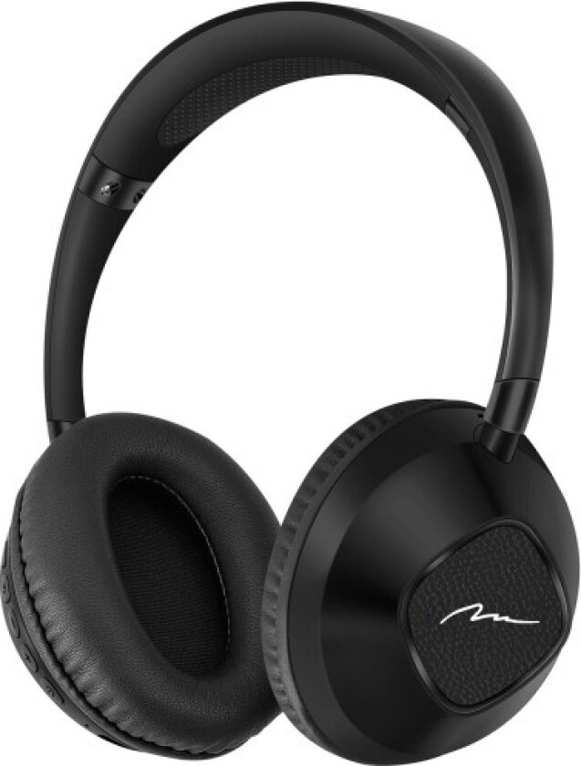Media-Tech Sonique Bt - Trådløse Bluetooth V5.3 Stereohodetelefoner, Fm-Radio, Mp3, Litiumbatteri Opptil 8 Timer, Integrert Mikrofon.
