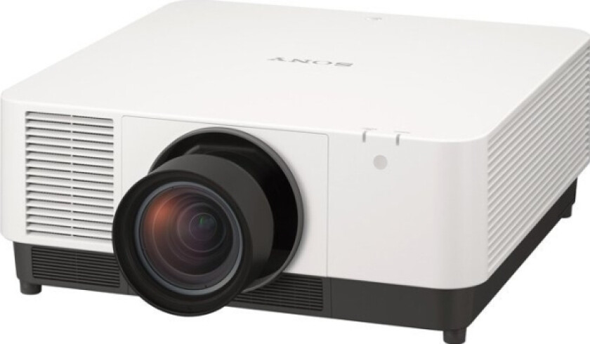 Wuxga 10 000 Lm Hvit Projektor+Linse