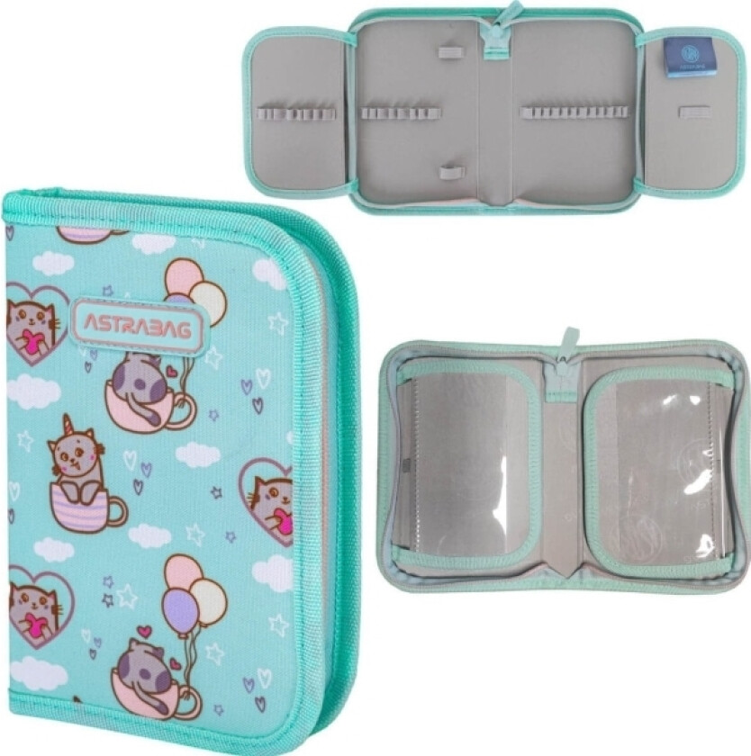 Pennal Etui Med Dobbel Klaff Uten Tilbehør bag Kitty's World Ac1