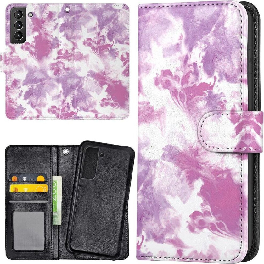 Samsung Galaxy S22 - Lommebok Deksel Marmor