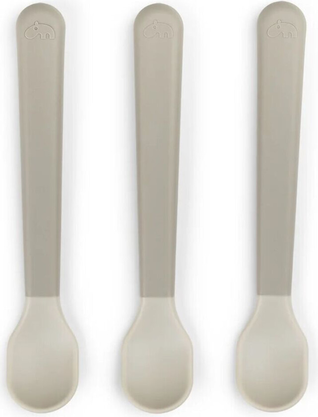 Done by deer Easy-grip foodie skje 3-pk Sand