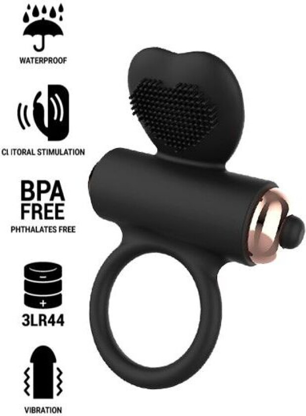 Zeus Silicone Vibrator Ring Penisring med vibrator