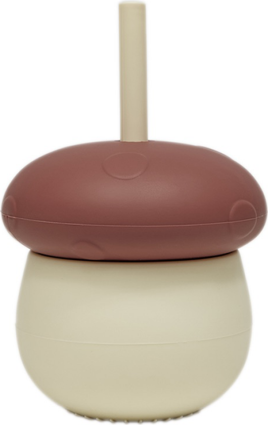 Mushroom kopp Offwhite-red