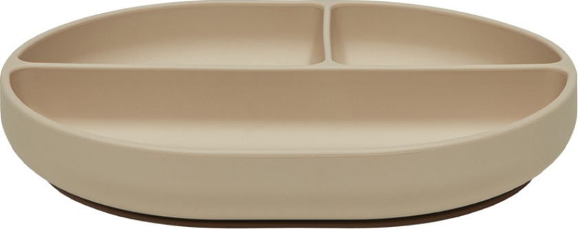 Enkei Suction barnetallerken Beige