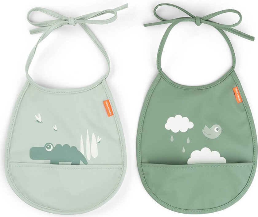 Croco Tiny smekke 2-pk Green