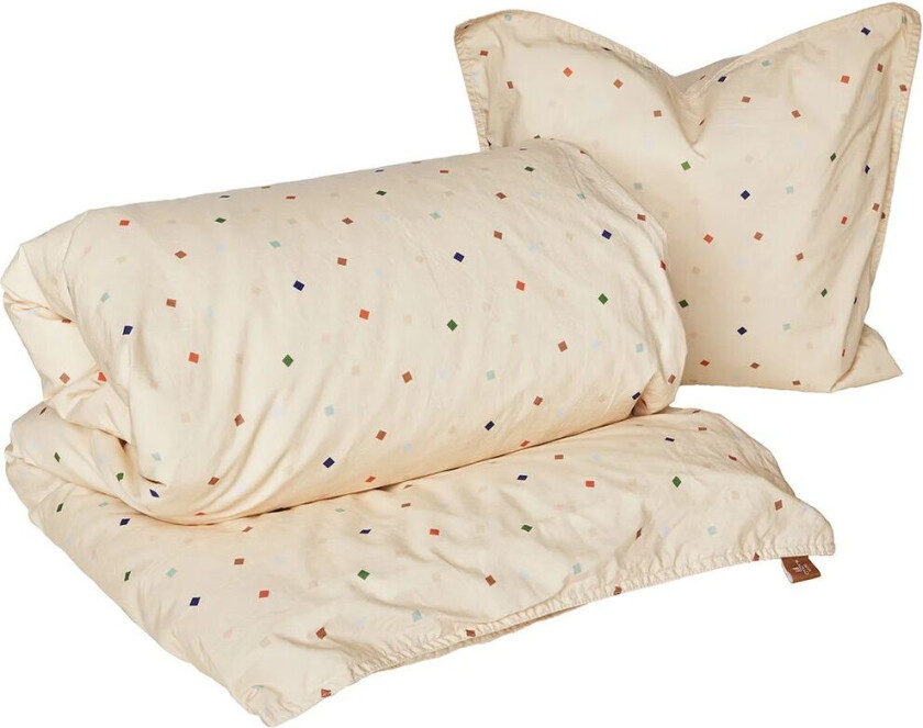 Konfetti sengesett Multi