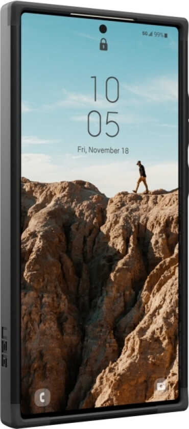 Uag Civilian Series - Baksidedeksel For Mobiltelefon - Robust - Svart - For Samsung Galaxy S24 Ultra