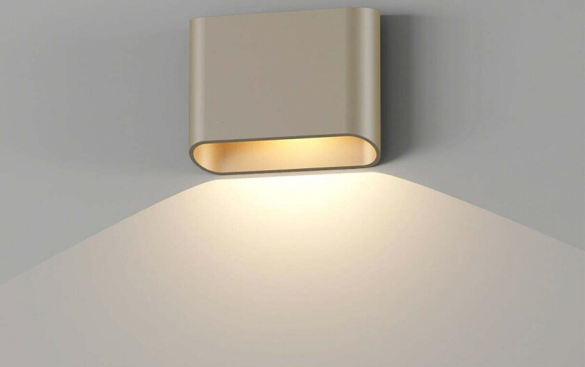 Trem K1 vegglampe 7W 3000 Kelvin - Dimbar - Cappucino