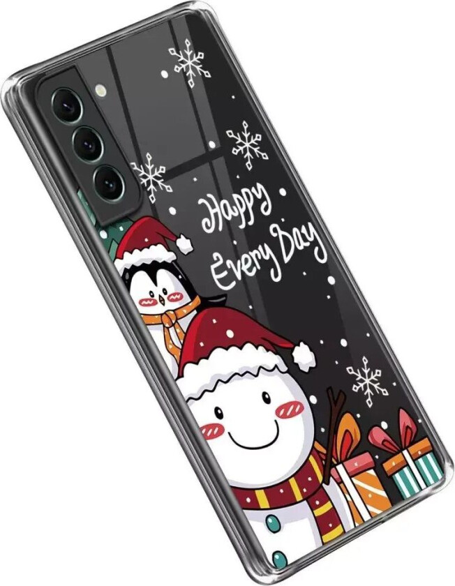 Samsung Galaxy S23 TPU Plast Jul Deksel - Snømann og Pingvin