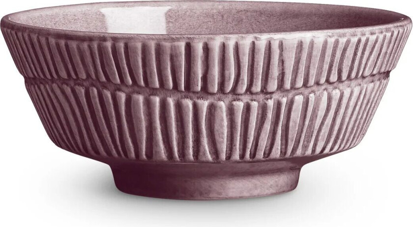 Stripes skål Ø15 cm Plum