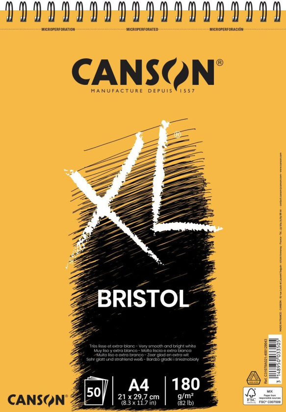 Drawing Pad A4 50 Sheets 180g Canson