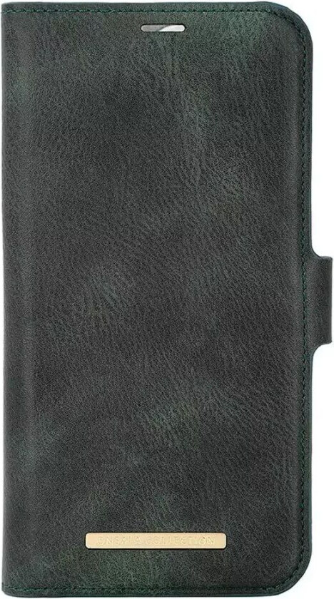 iPhone 15 Pro GEAR ONSALA Fashion Collection PU Skinn Flipdeksel med Magnet & Lommebok - MagSafe-Kompatibel - Dark Green