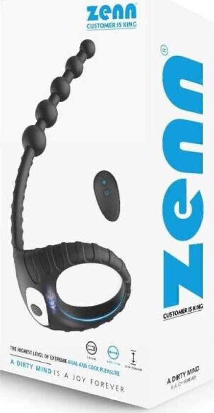 Extreme Level Of Anal & Cock Pleasure Prostatavibrator med penisring