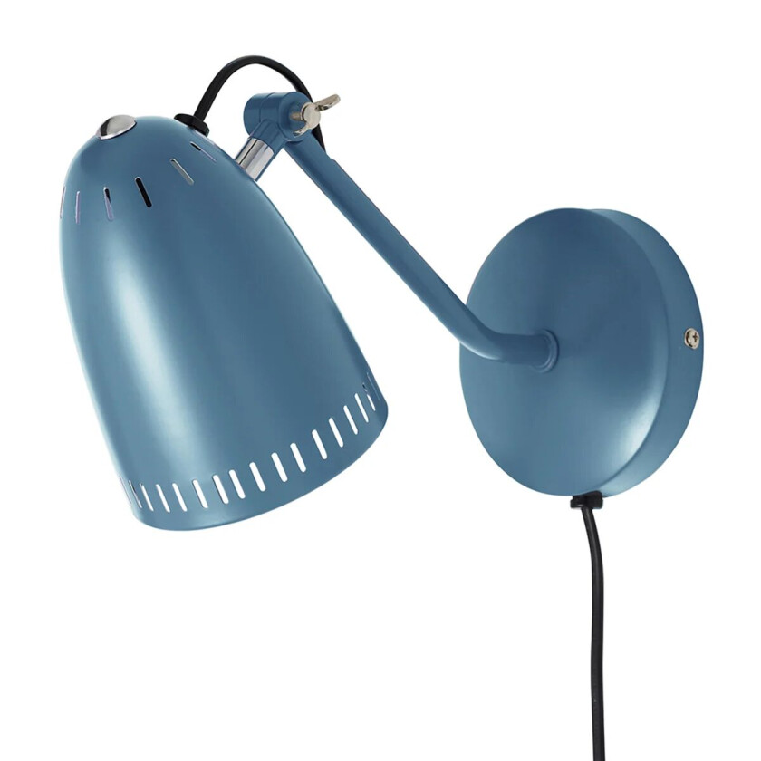 Dynamo vegglampe matt smoke blue (blå)