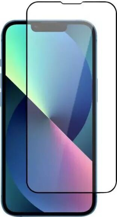 4smarts iPhone 13 / 13 Pro 4smarts Second Glass X-Pro Full Deksel Skjermbeskytter med Monteringsramme - Case-Firendly - Svart Kant