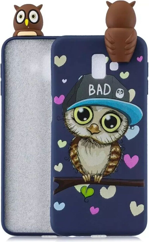 Samsung Galaxy J6+ (Plus) Fleksibel Plastik Deksel 3D Ugle