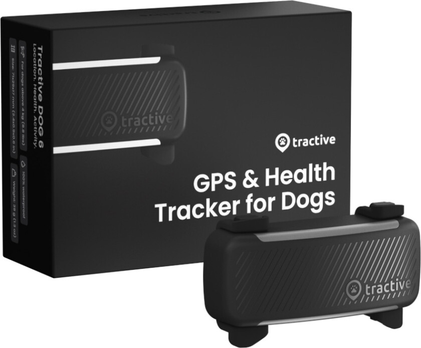 Bilde av Tractive DOG 6 sporingsenhet for hunder - svart