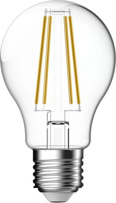 230V E27 B60 6,8W 4x Filament led pære, varmhvit
