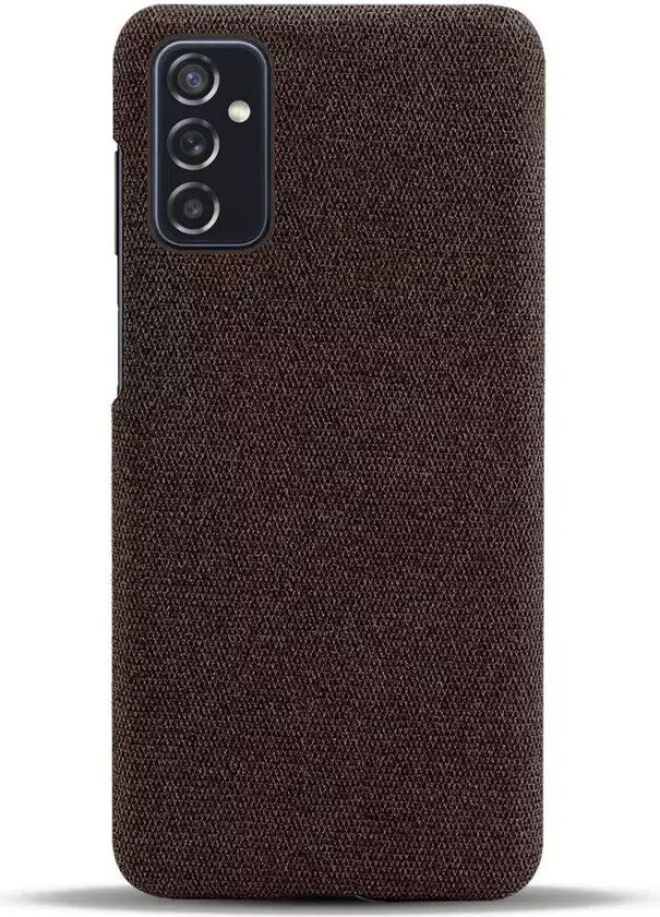 Samsung Galaxy M52 (5G) KSQ Stoff Plast Deksel - Brun