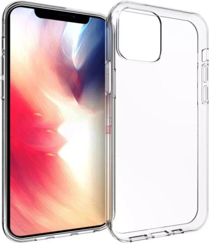 iPhone 12/12 Pro Fleksibelt Bakdeksel - Gjennomsiktig