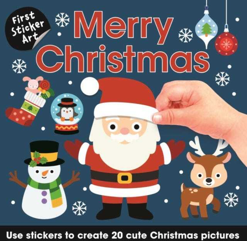 First Sticker Art  Merry Christmas