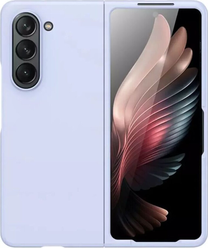 Samsung Galaxy Z Fold5 (5G) Hard Plast Bakdeksel - Lilla