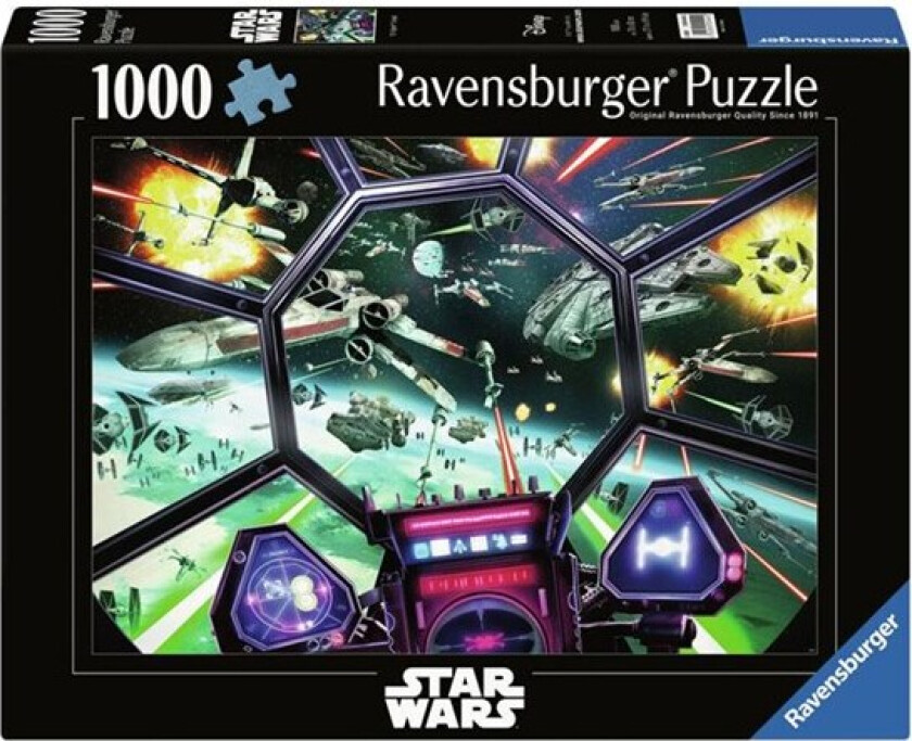 Jigsaw puzzle Star Wars Tie Fighter Cockpit 1000