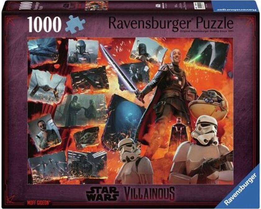 Jigsaw puzzle Star Wars Villainous Moff Gideon 10