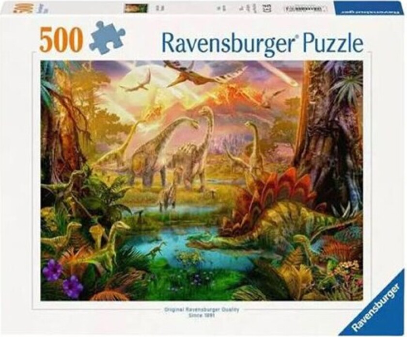 Jigsaw puzzle Land of the Dinosaurs 500 pcs.