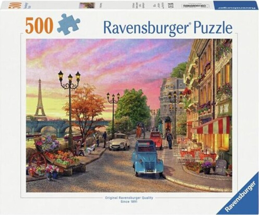 Jigsaw Puzzle Evening Atmosphere In Paris 500pcs.