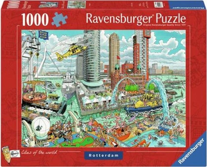 Jigsaw puzzle Fleroux Rotterdam 1000 pcs.